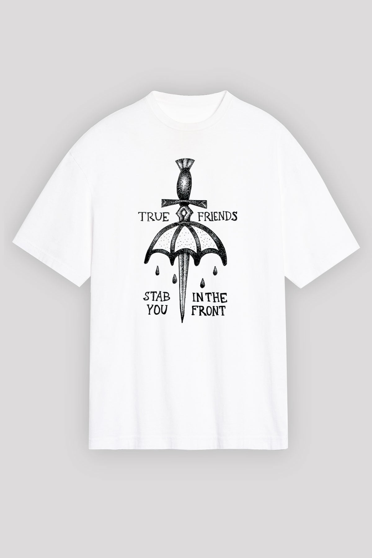 Bring Me the Horizon Beyaz Oversize Tişört Oversize T-shirt - TişörtFabrikası