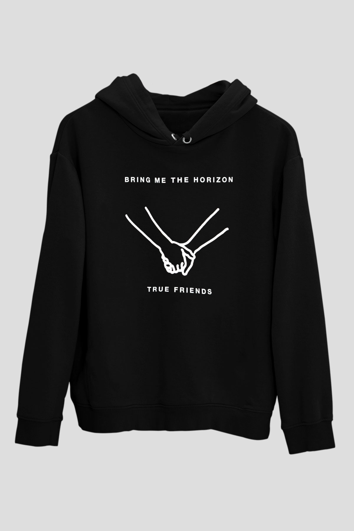 Bring Me the Horizon Siyah Unisex Kapüşonlu Sweatshirt