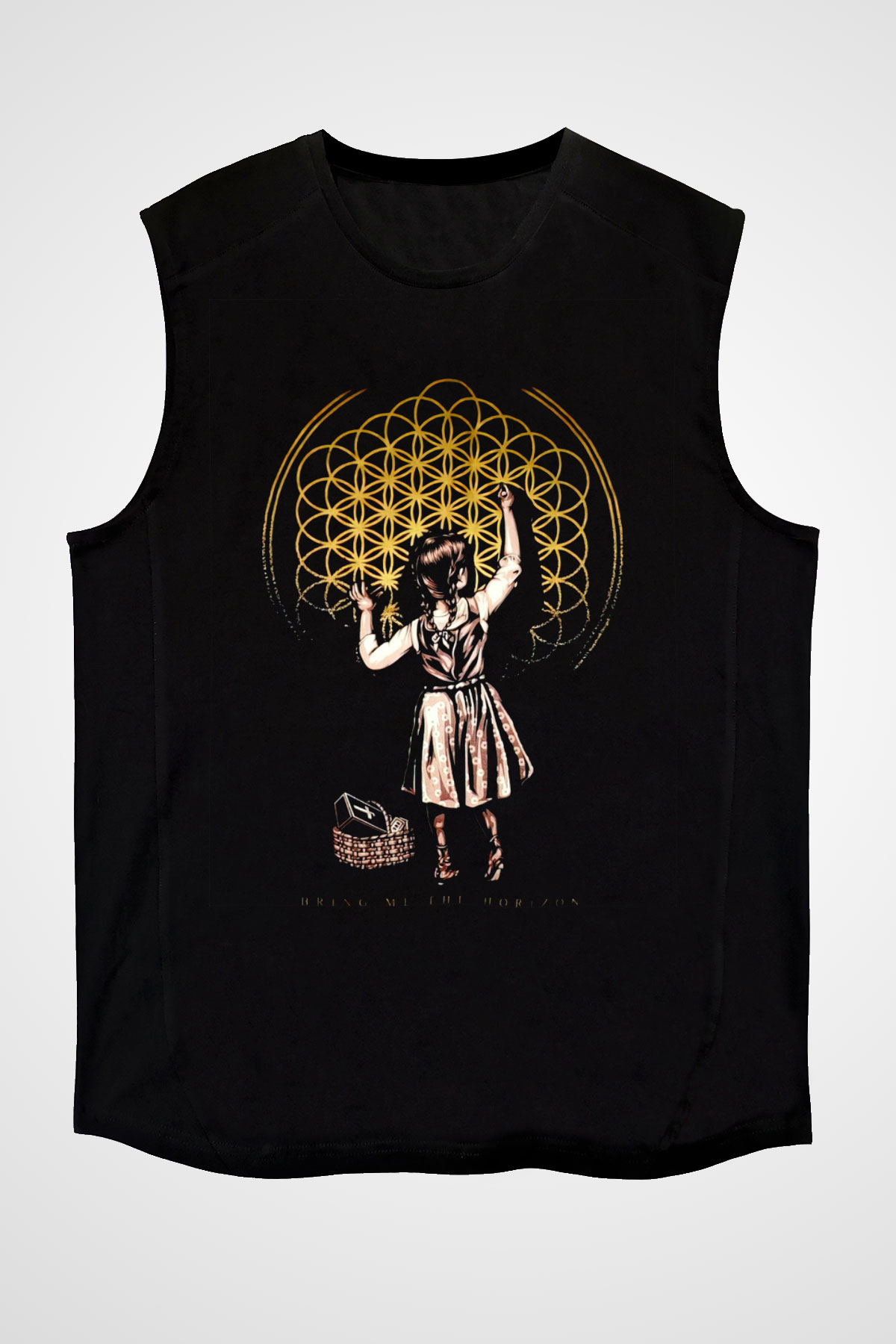 Bring Me the Horizon Siyah Unisex Kolsuz Tişört