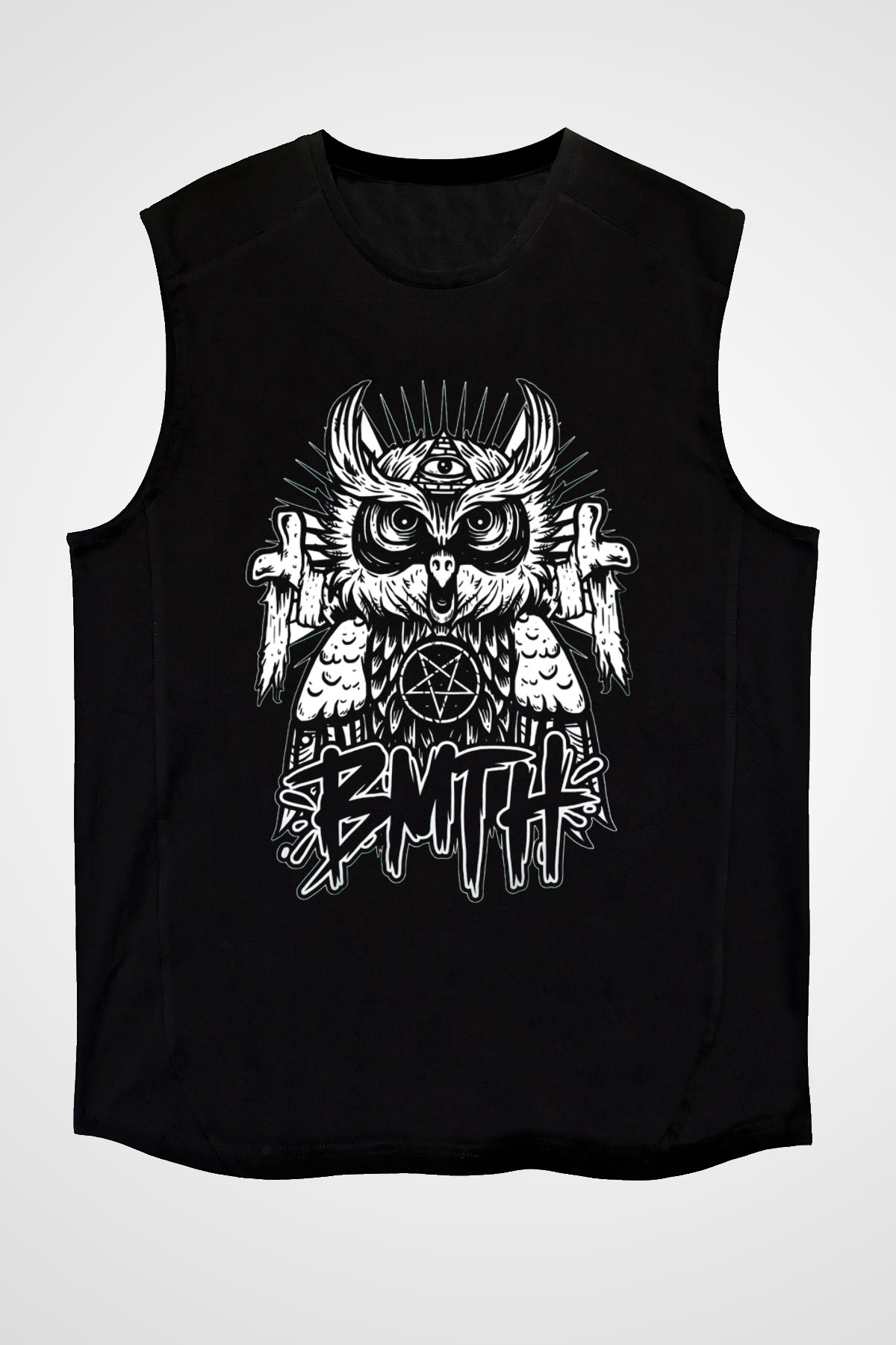 Bring Me the Horizon Siyah Unisex Kolsuz Tişört