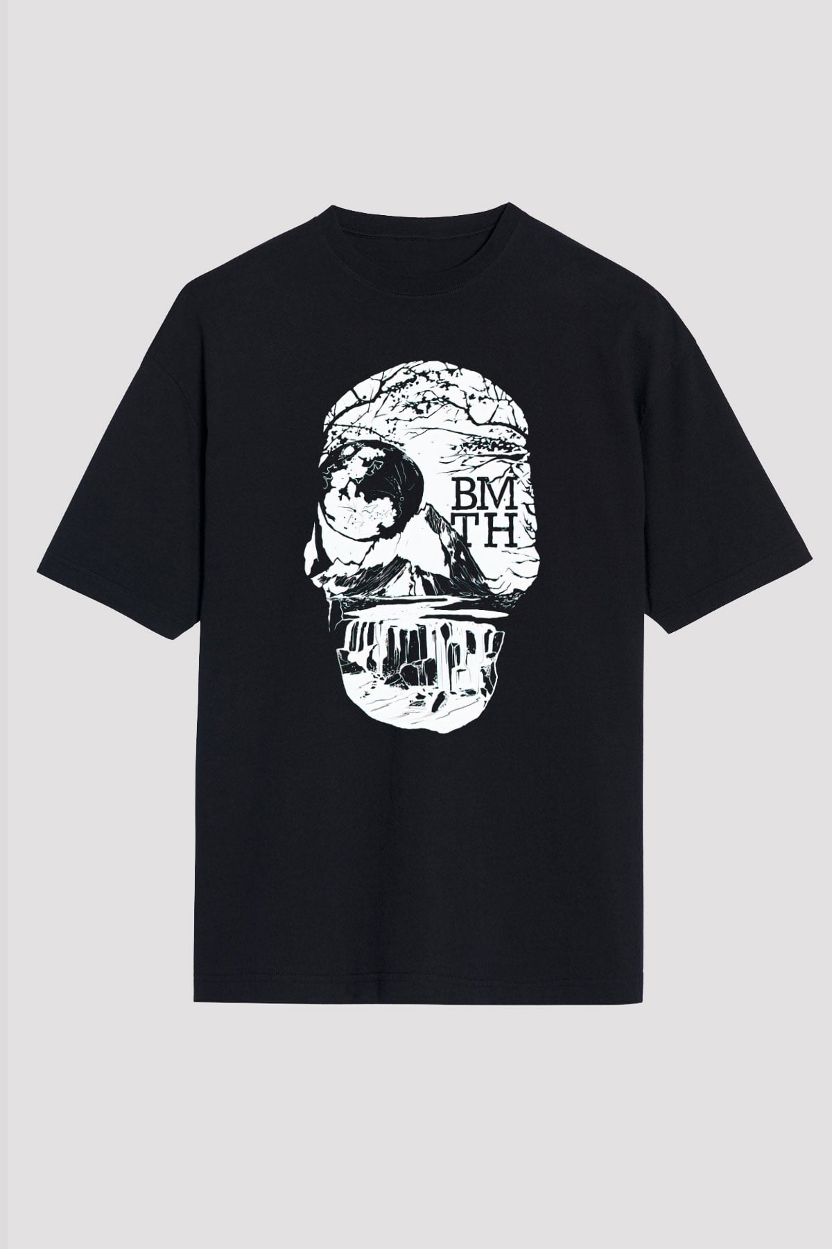 Bring Me the Horizon Siyah Unisex Oversize Tişört T-Shirt