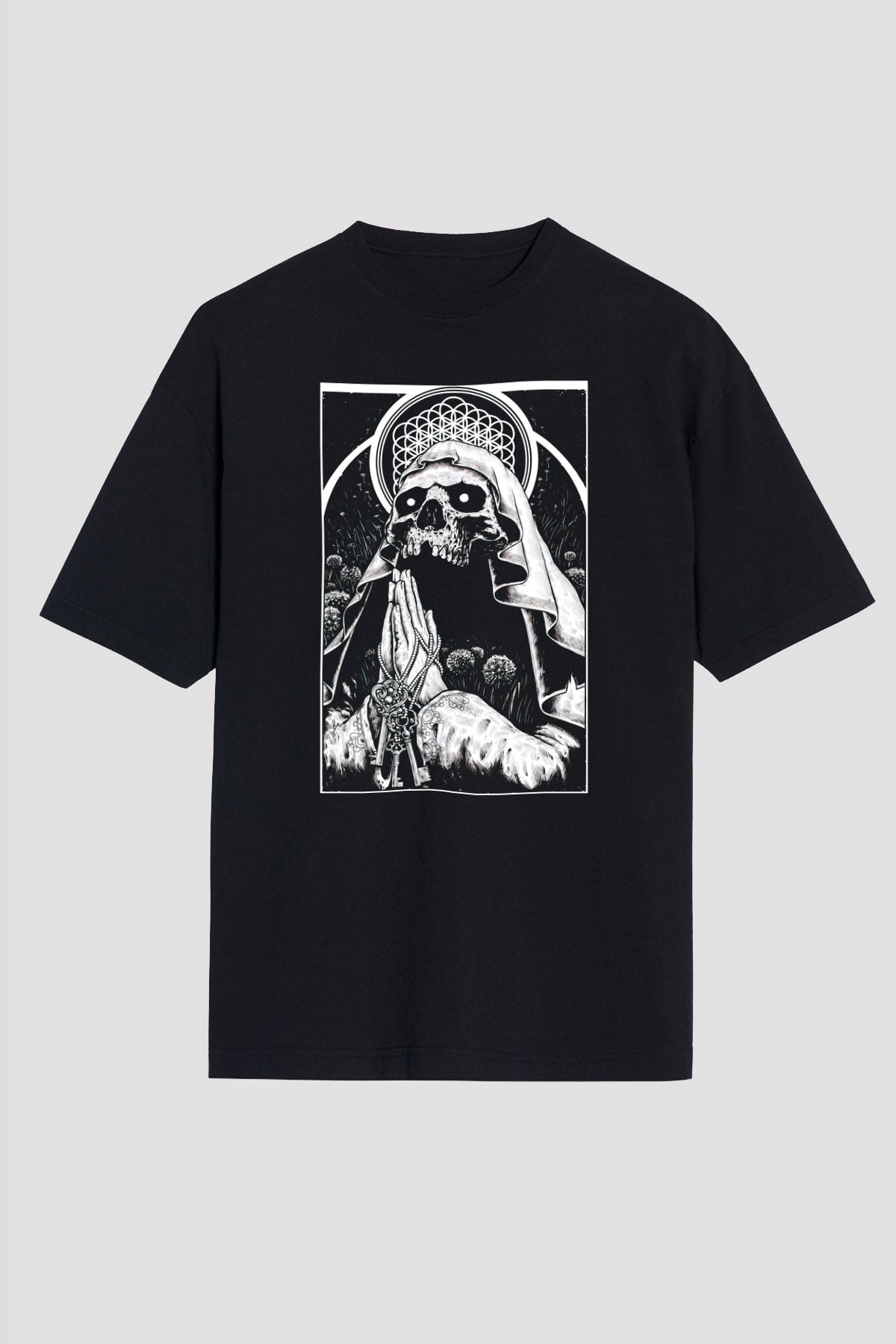 Bring Me the Horizon Siyah Unisex Oversize Tişört T-Shirt