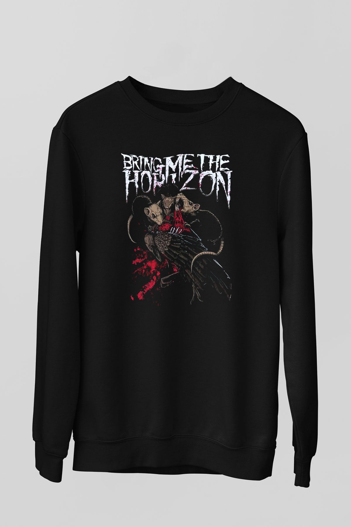 Bring Me the Horizon Siyah Unisex Sweatshirt
