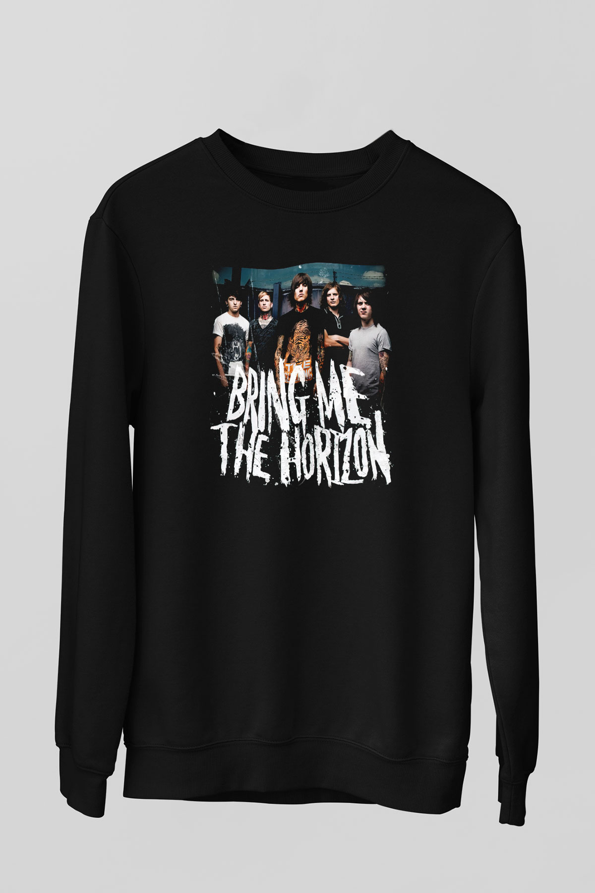 Bring Me the Horizon Siyah Unisex Sweatshirt