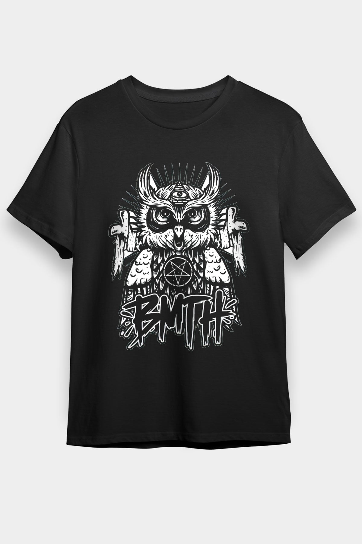 Bring Me the Horizon Siyah Unisex Tişört T-Shirt - TişörtFabrikası