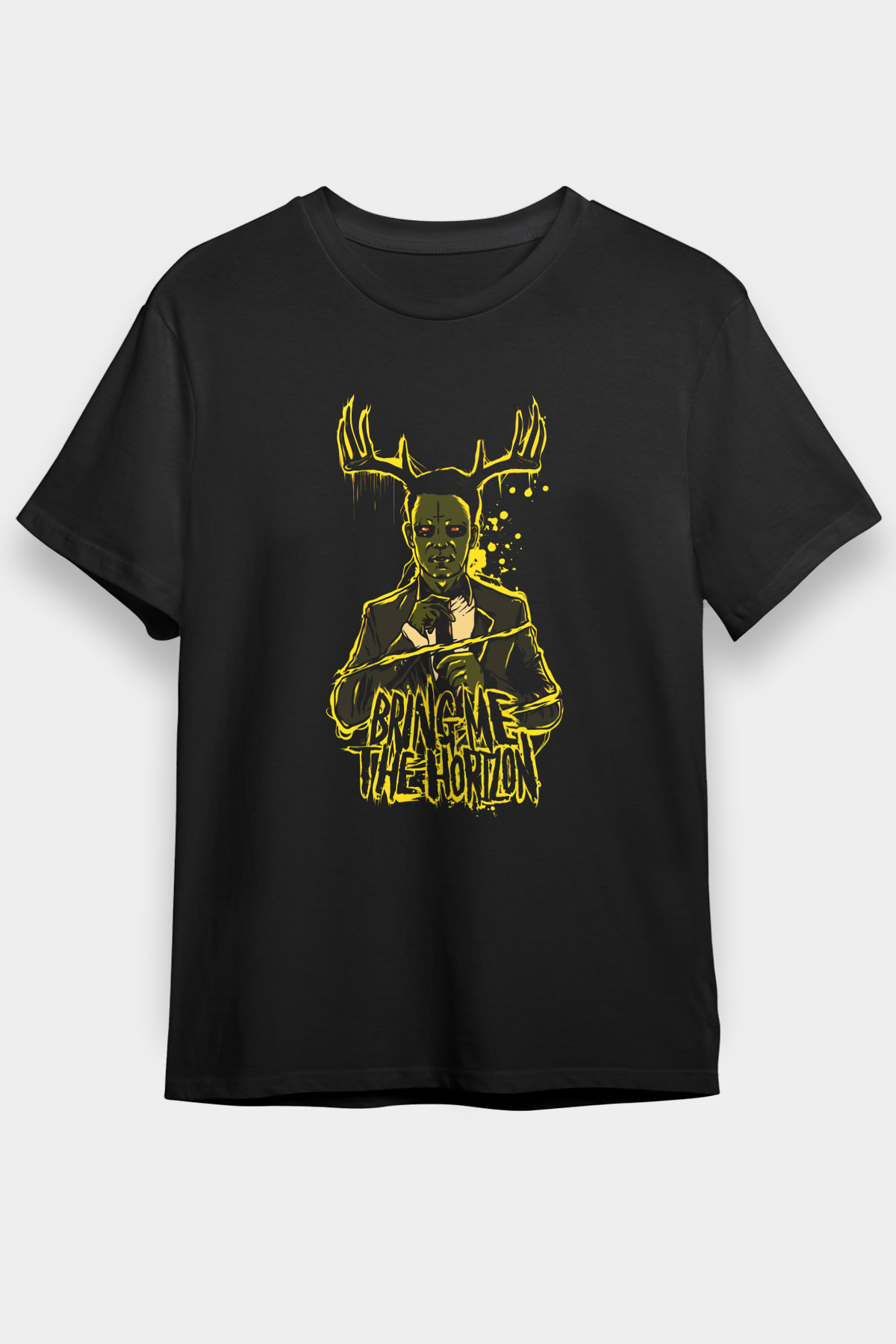 Bring Me the Horizon Siyah Unisex Tişört T-Shirt - TişörtFabrikası