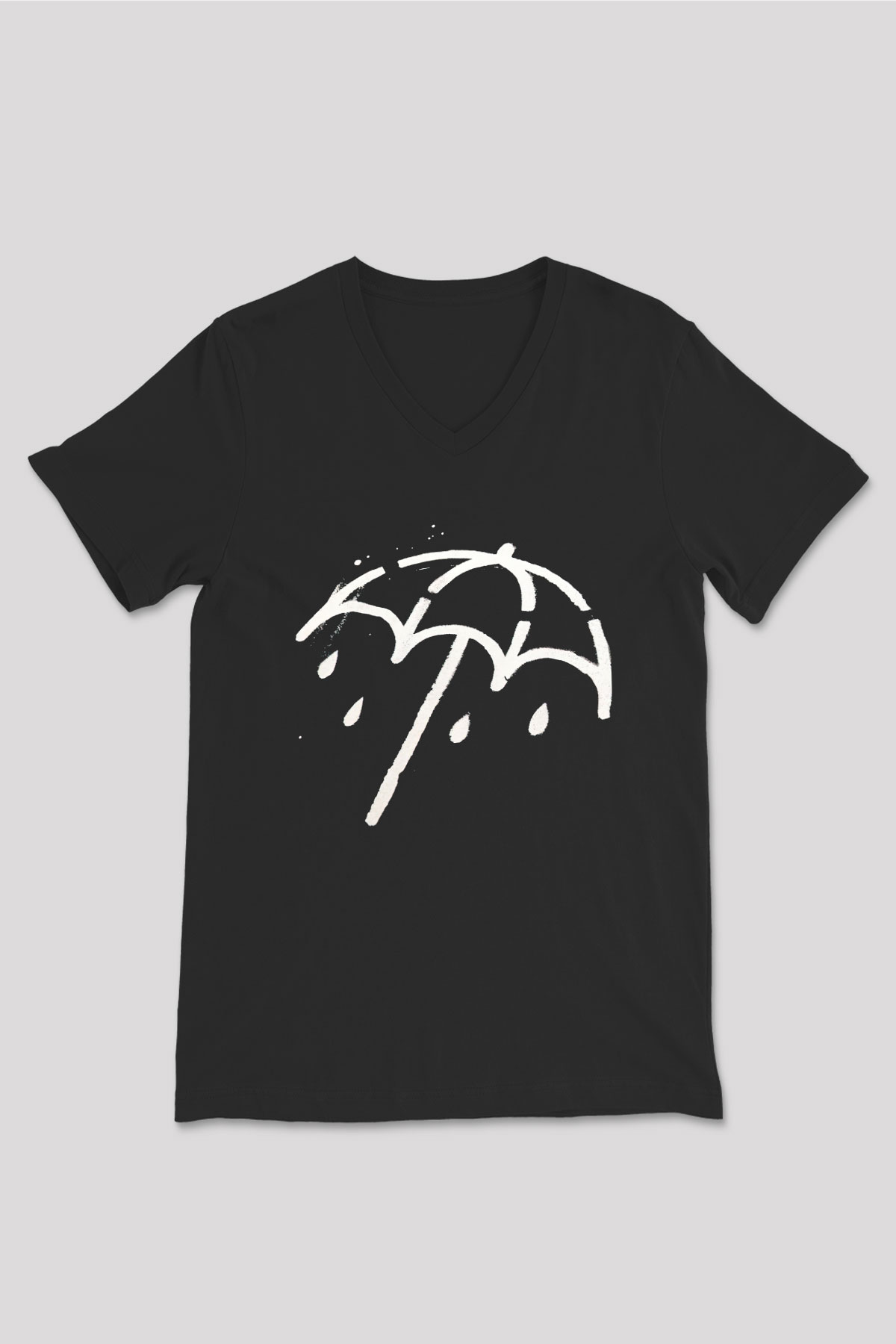 Bring Me the Horizon Siyah Unisex V Yaka Tişört