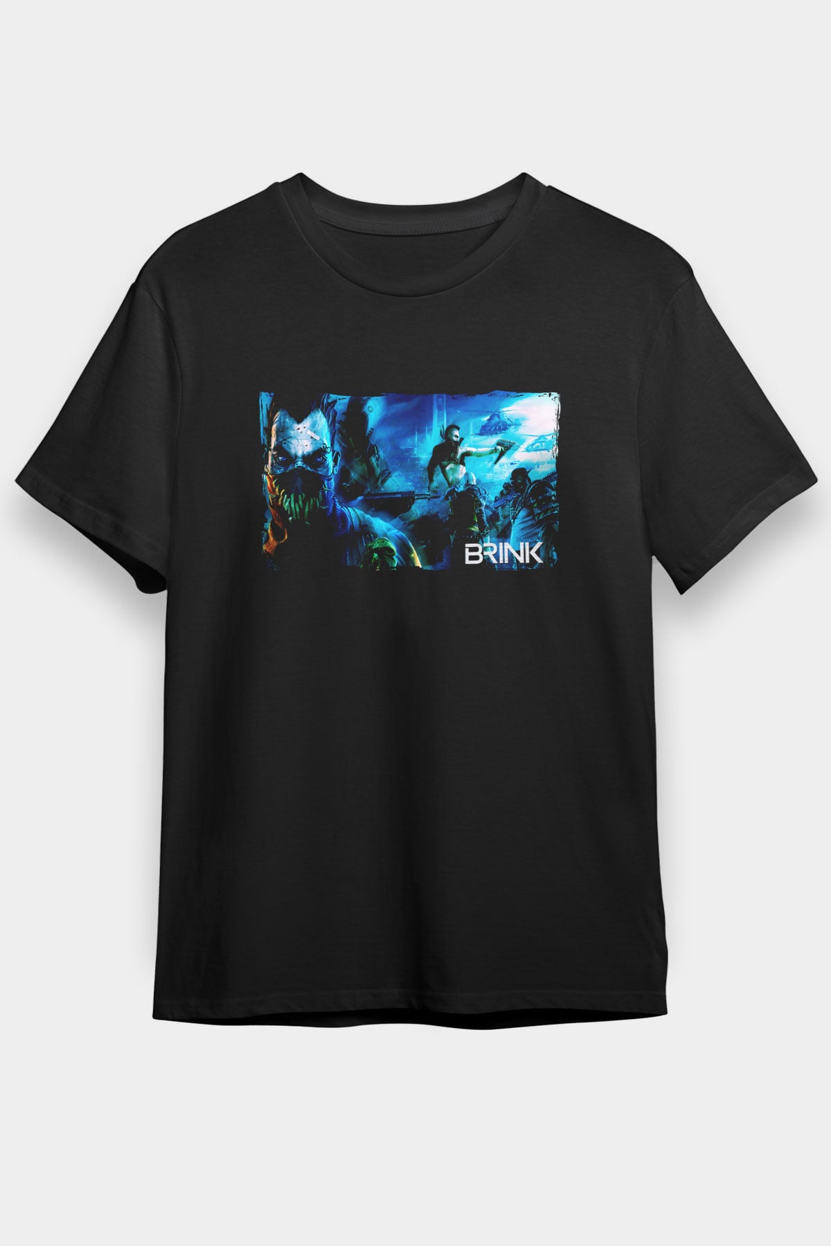 Brink Siyah Unisex Tişört T-Shirt