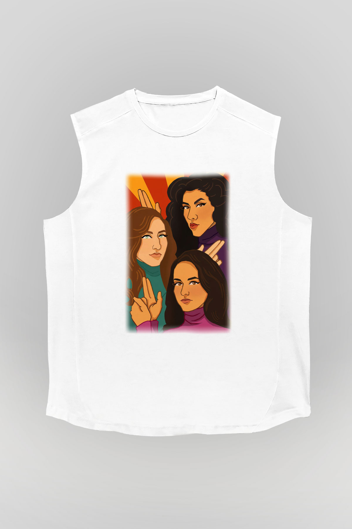 Brooklyn Nine-Nine Beyaz Unisex Kolsuz Tişört