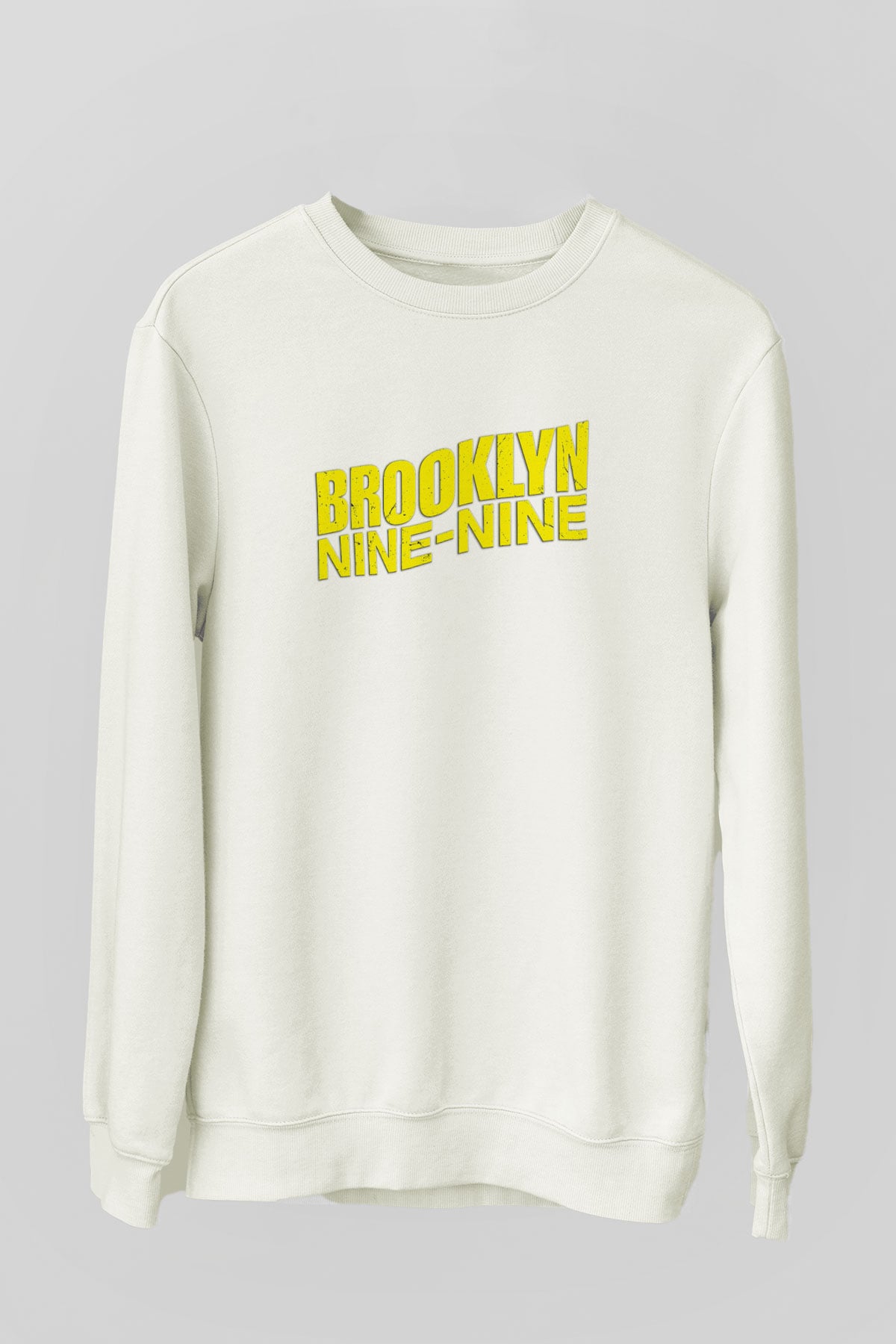 Brooklyn Nine-Nine Beyaz Unisex Sweatshirt