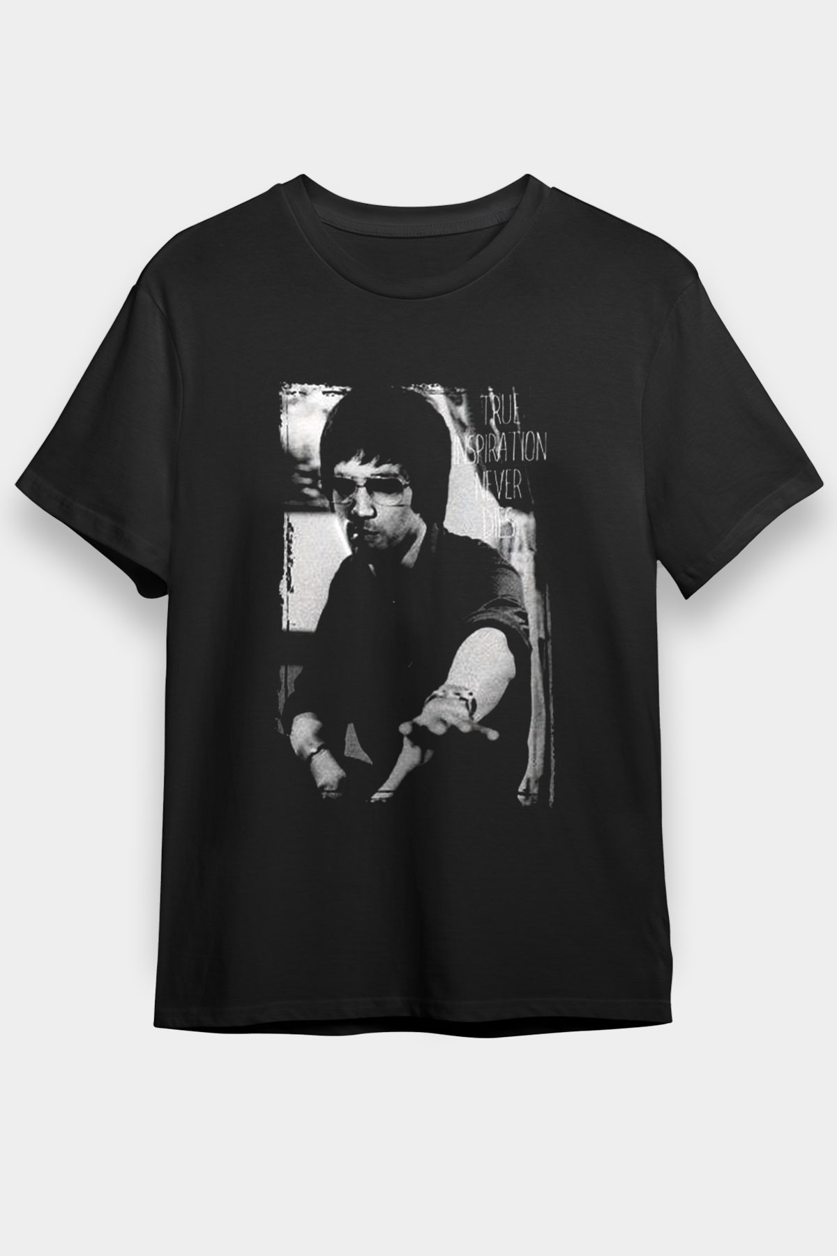 Bruce Lee Siyah Unisex Tişört T-Shirt - TişörtFabrikası