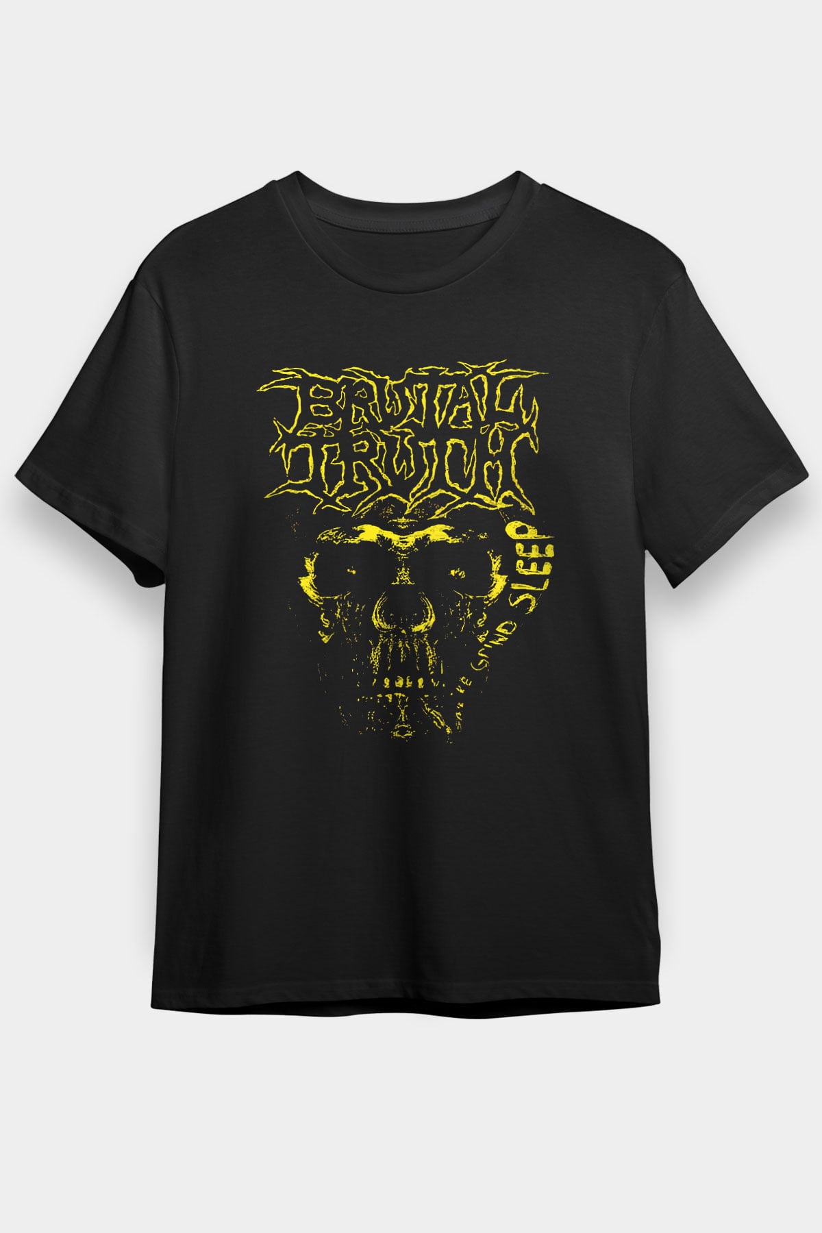Brutal Truth Siyah Unisex Tişört T-Shirt - TişörtFabrikası