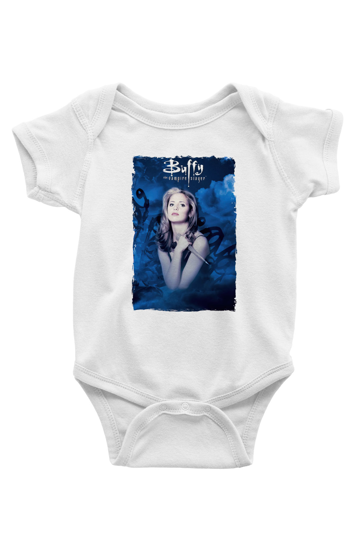Buffy the Vampire Slayer Beyaz Bebek Body - Zıbın