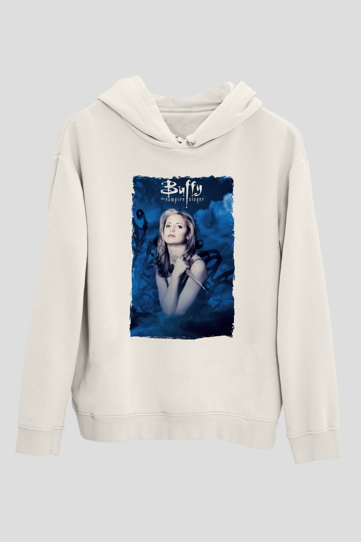Buffy the Vampire Slayer Beyaz Unisex Hoodie