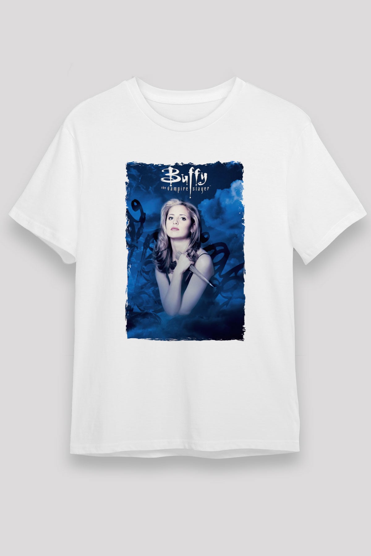 Buffy the Vampire Slayer Beyaz Unisex Tişört T-Shirt
