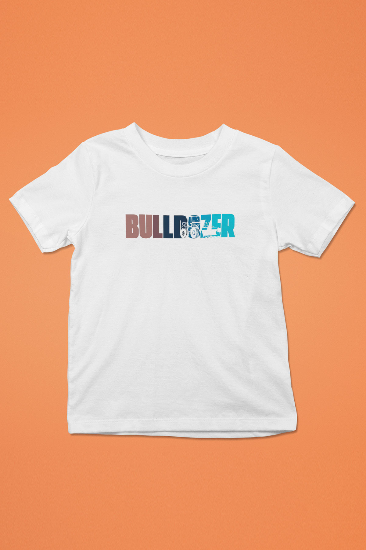 Buldozer operatörü Beyaz Unisex Çocuk Tişört