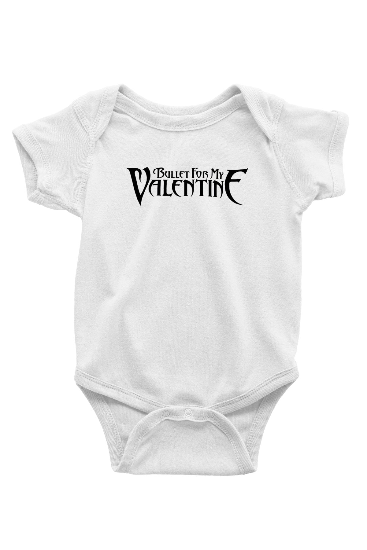 Bullet for My Valentine Baskılı Beyaz Unisex Bebek Body - Zıbın