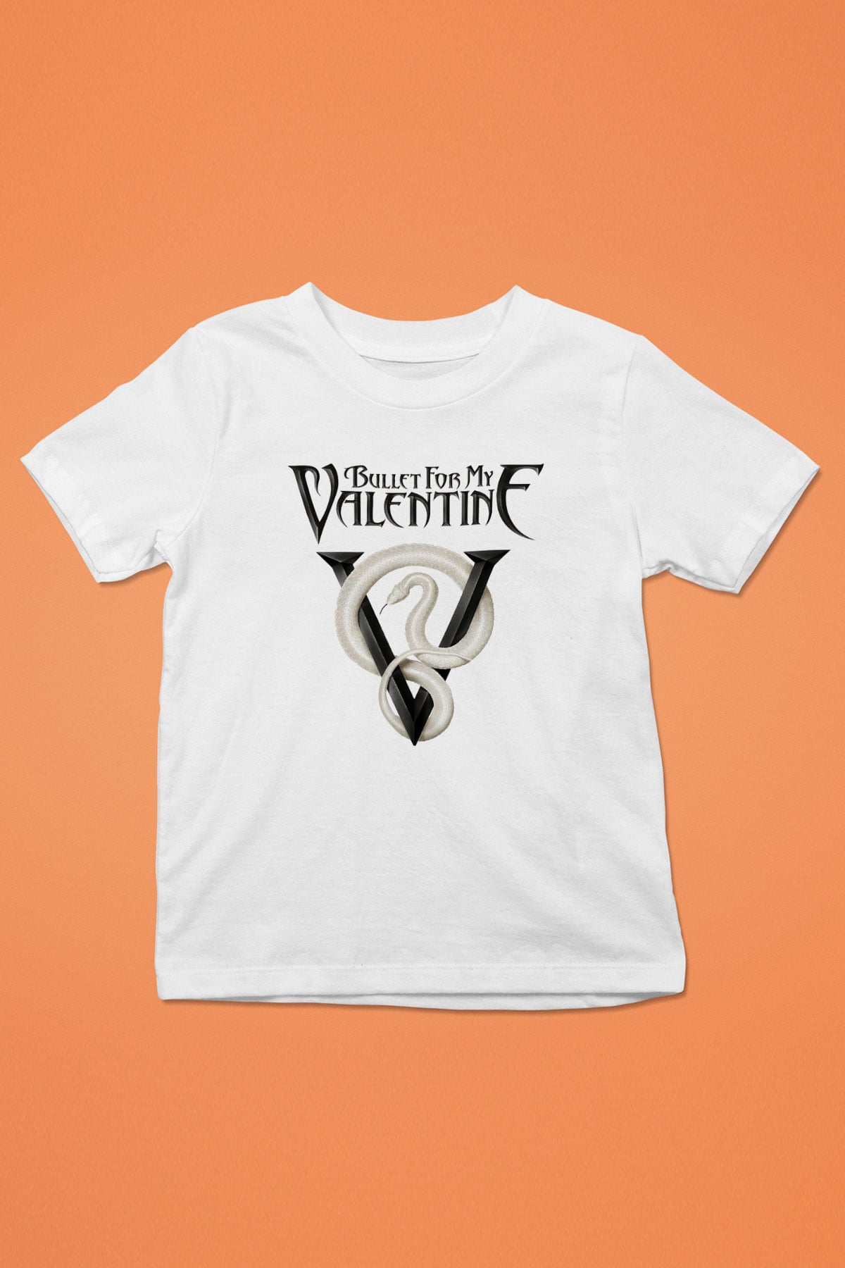 Bullet for My Valentine Baskılı Beyaz Unisex Çocuk Tişört