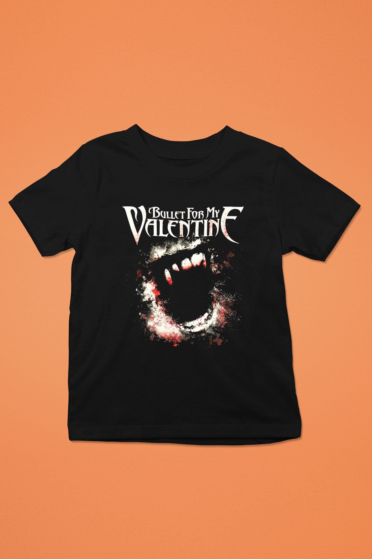 Bullet for My Valentine Baskılı Siyah Unisex Çocuk Tişört