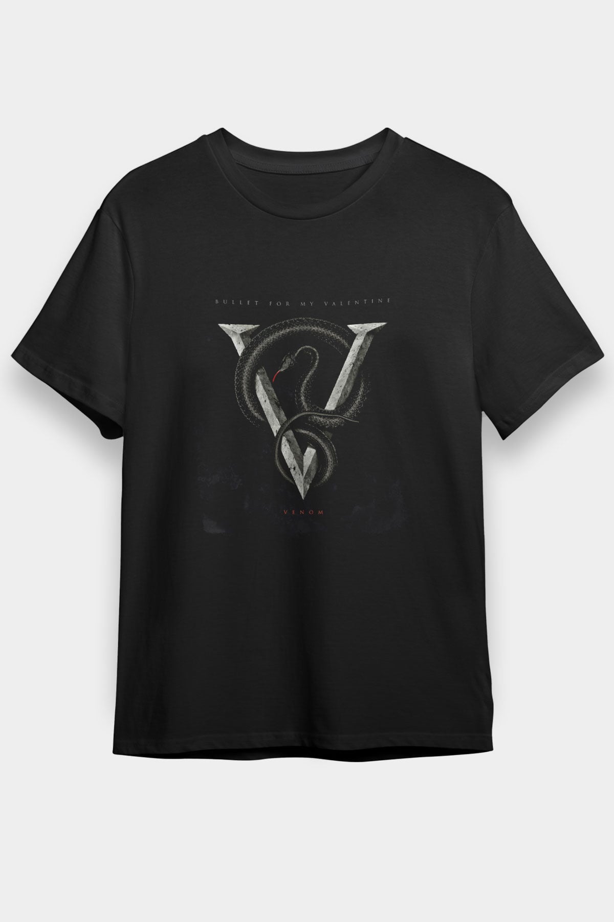 Bullet for My Valentine Baskılı Unisex Siyah Tişört