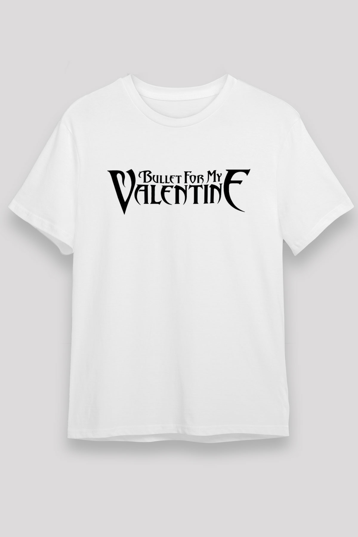 Bullet for My Valentine Beyaz Unisex Tişört T-Shirt - TişörtFabrikası