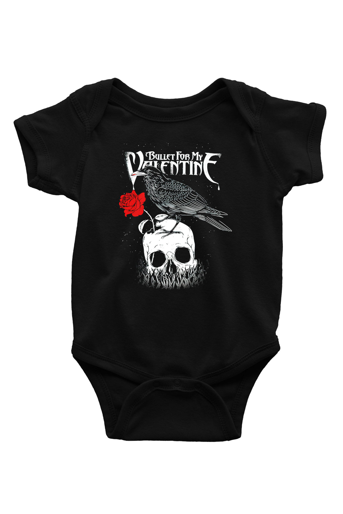 Bullet for My Valentine Siyah Bebek Body - Zıbın