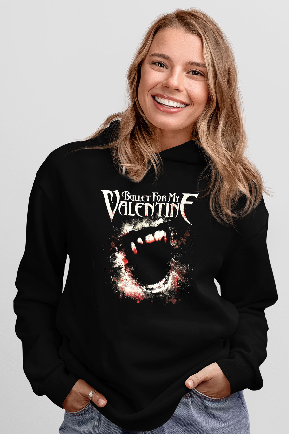 Bullet for My Valentine Siyah Unisex Hoodie