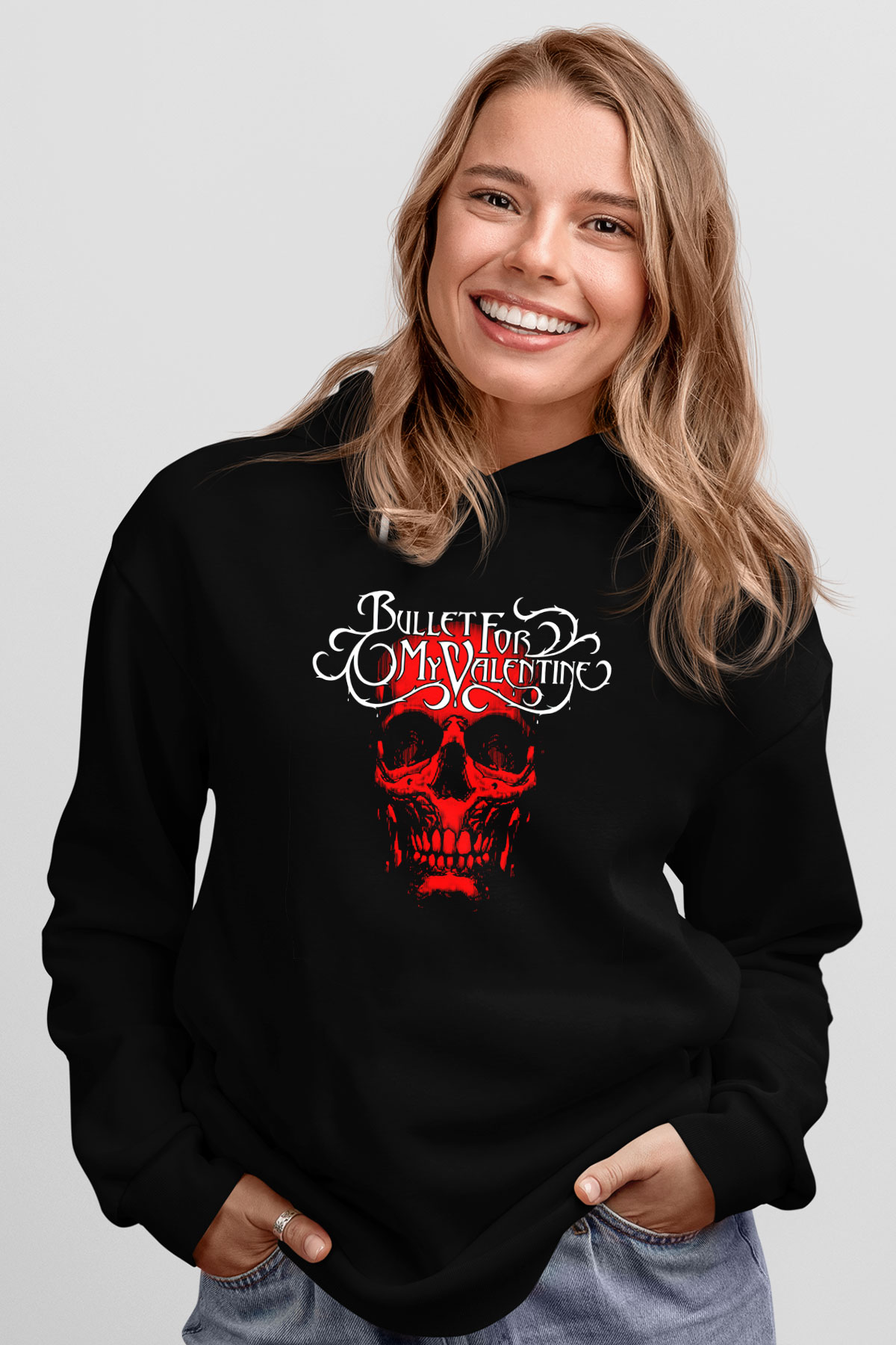 Bullet for My Valentine Siyah Unisex Hoodie