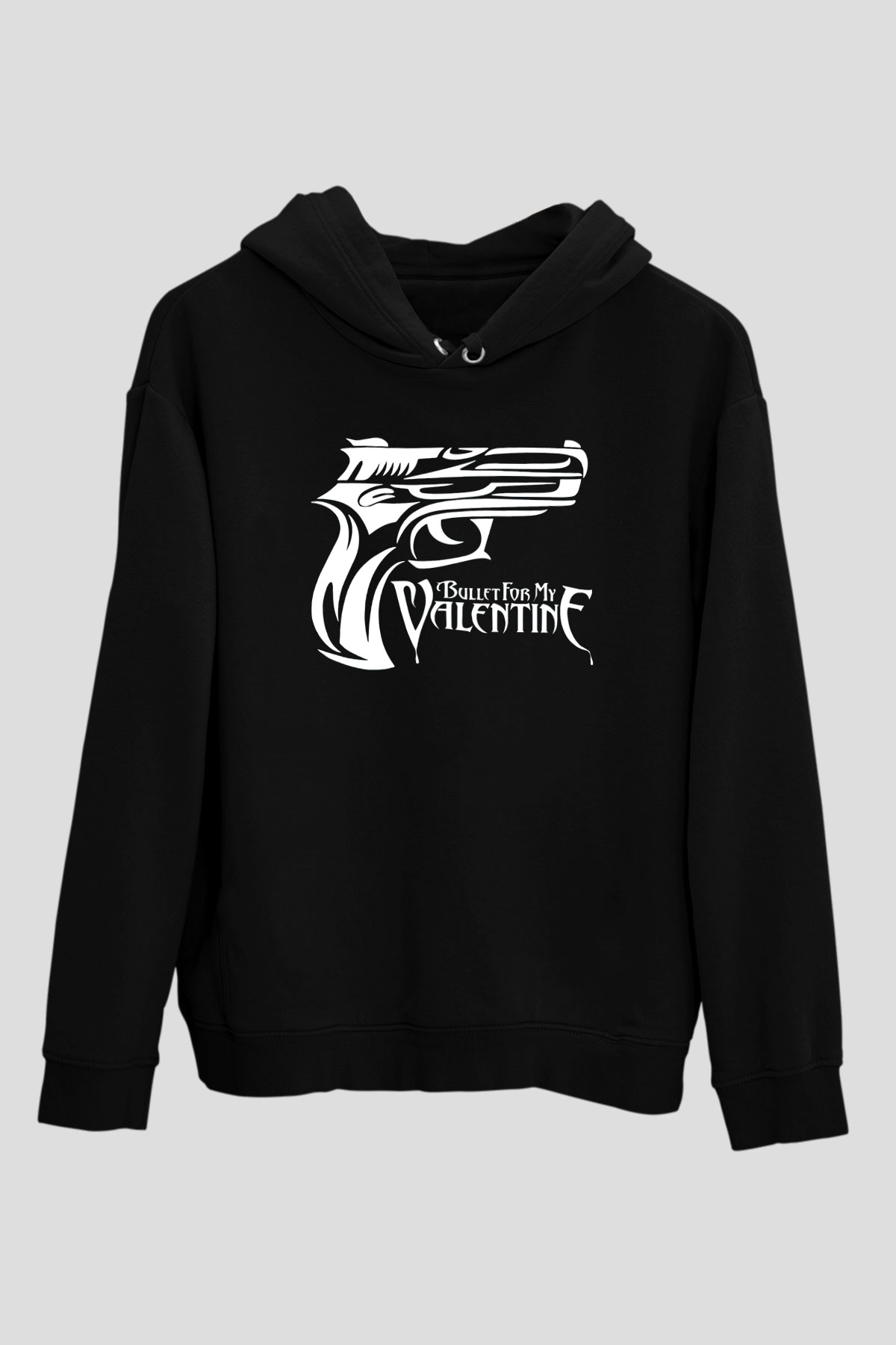 Bullet for My Valentine Siyah Unisex Kapüşonlu Sweatshirt