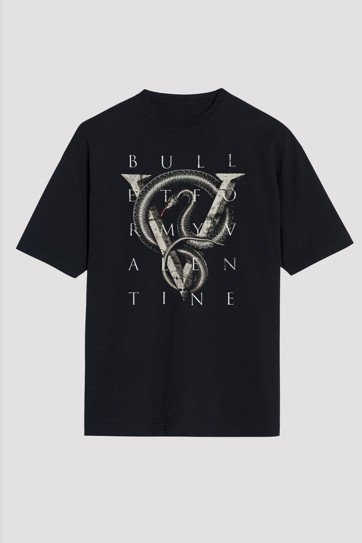 Bullet for My Valentine Siyah Unisex Oversize Tişört T-Shirt