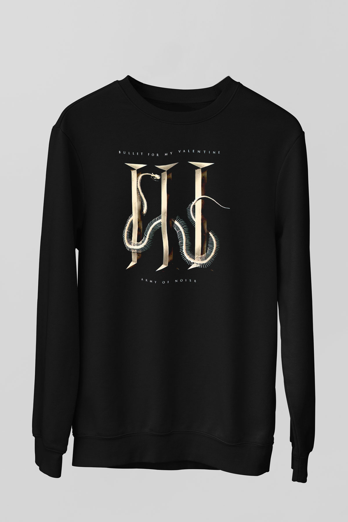 Bullet for My Valentine Siyah Unisex Sweatshirt