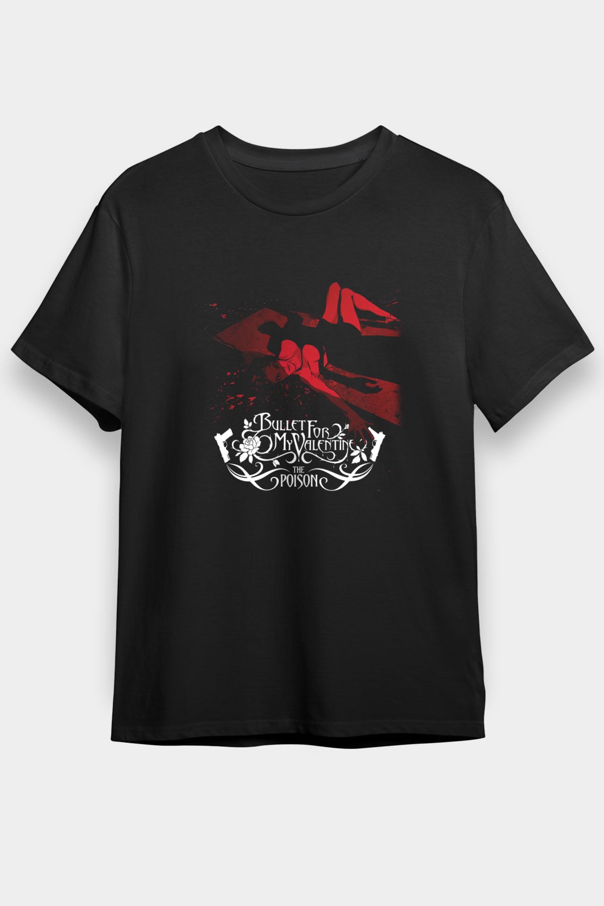 Bullet for My Valentine Siyah Unisex Tişört T-Shirt - TişörtFabrikası