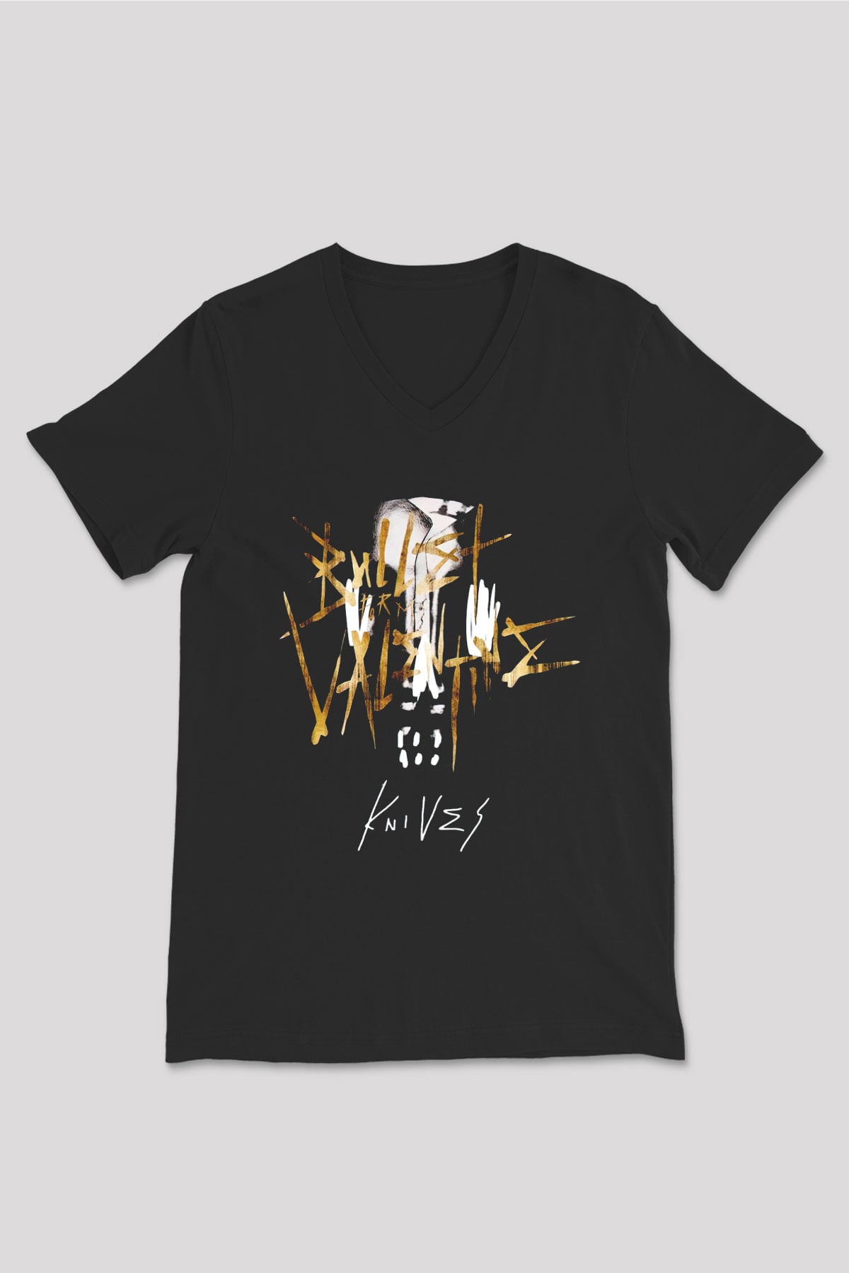 Bullet for My Valentine Siyah Unisex V Yaka Tişört