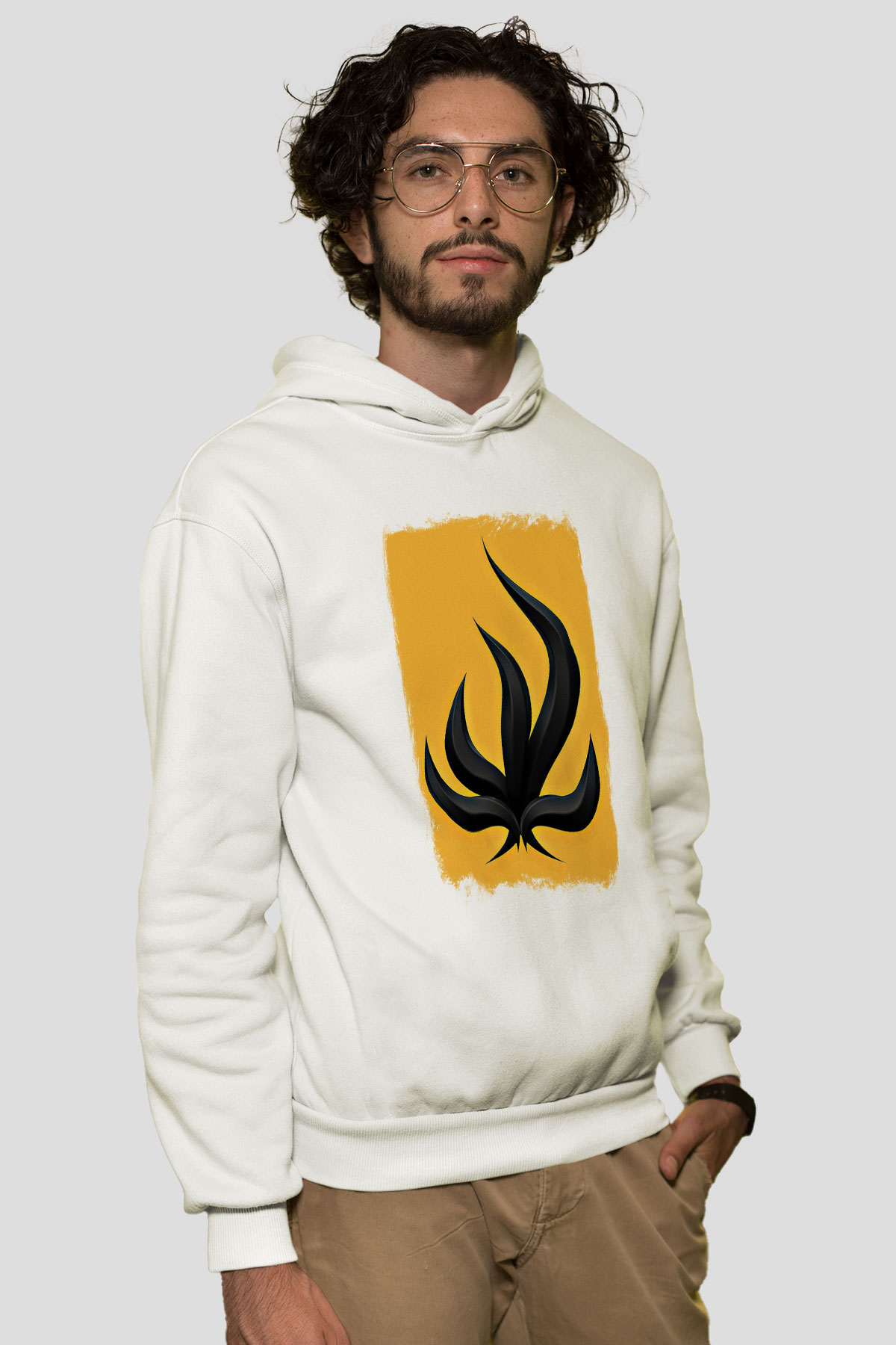 Bury Tomorrow Baskılı Unisex Beyaz Hoodie
