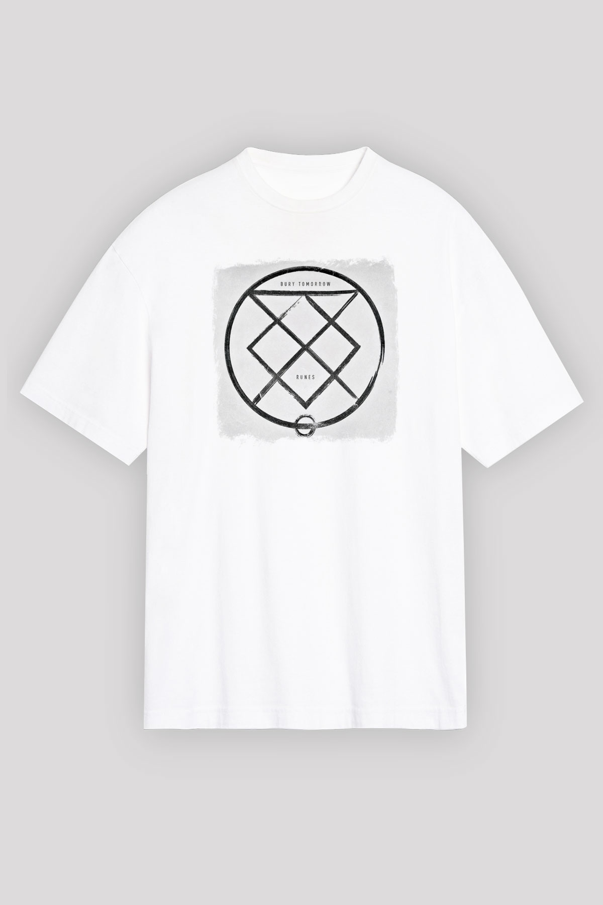 Bury Tomorrow Baskılı Unisex Beyaz Oversize Tişört