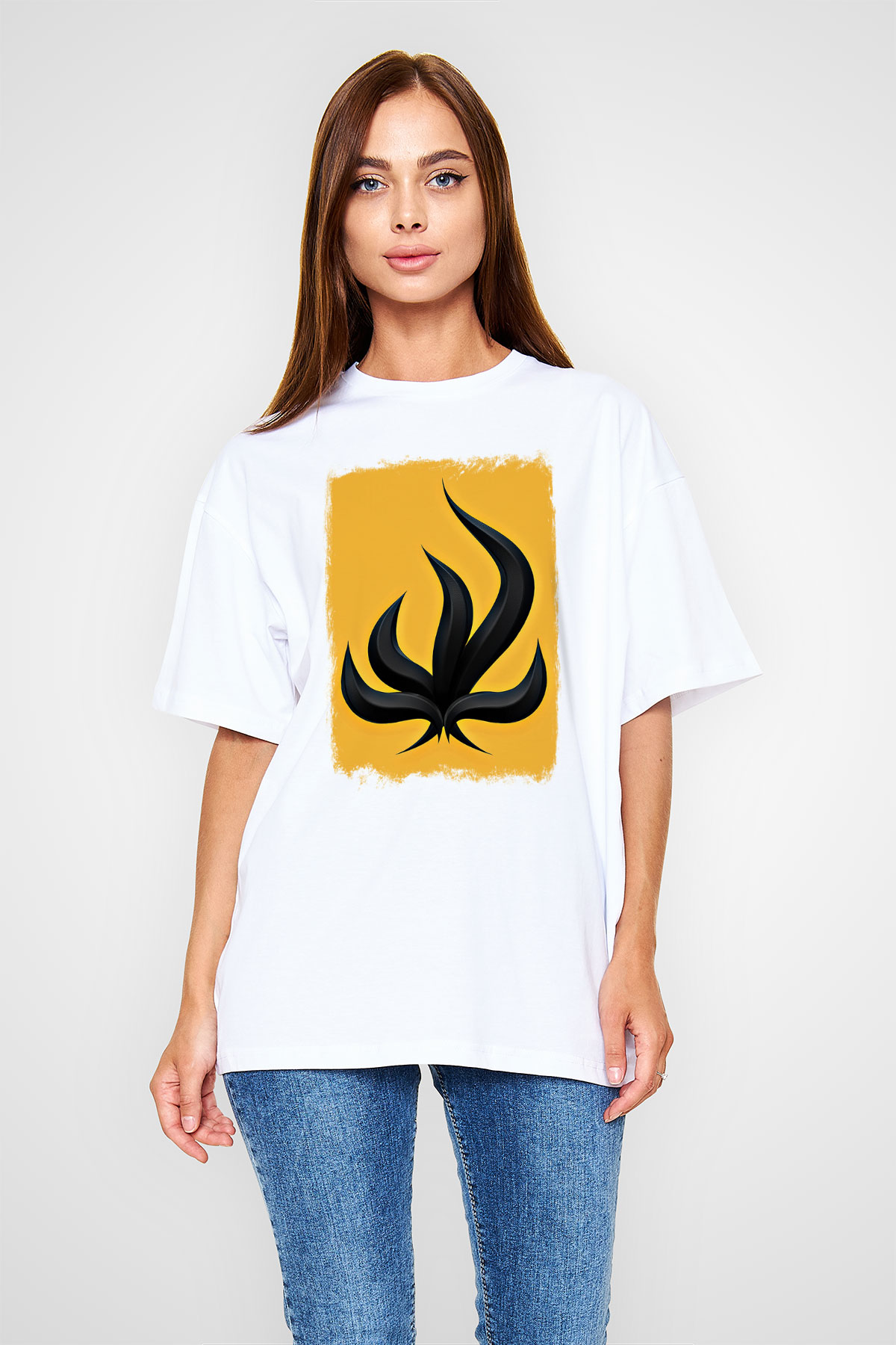 Bury Tomorrow Baskılı Unisex Beyaz Oversize Tişört