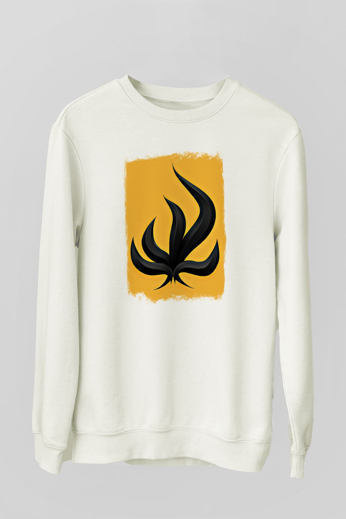 Bury Tomorrow Baskılı Unisex Beyaz Sweatshirt