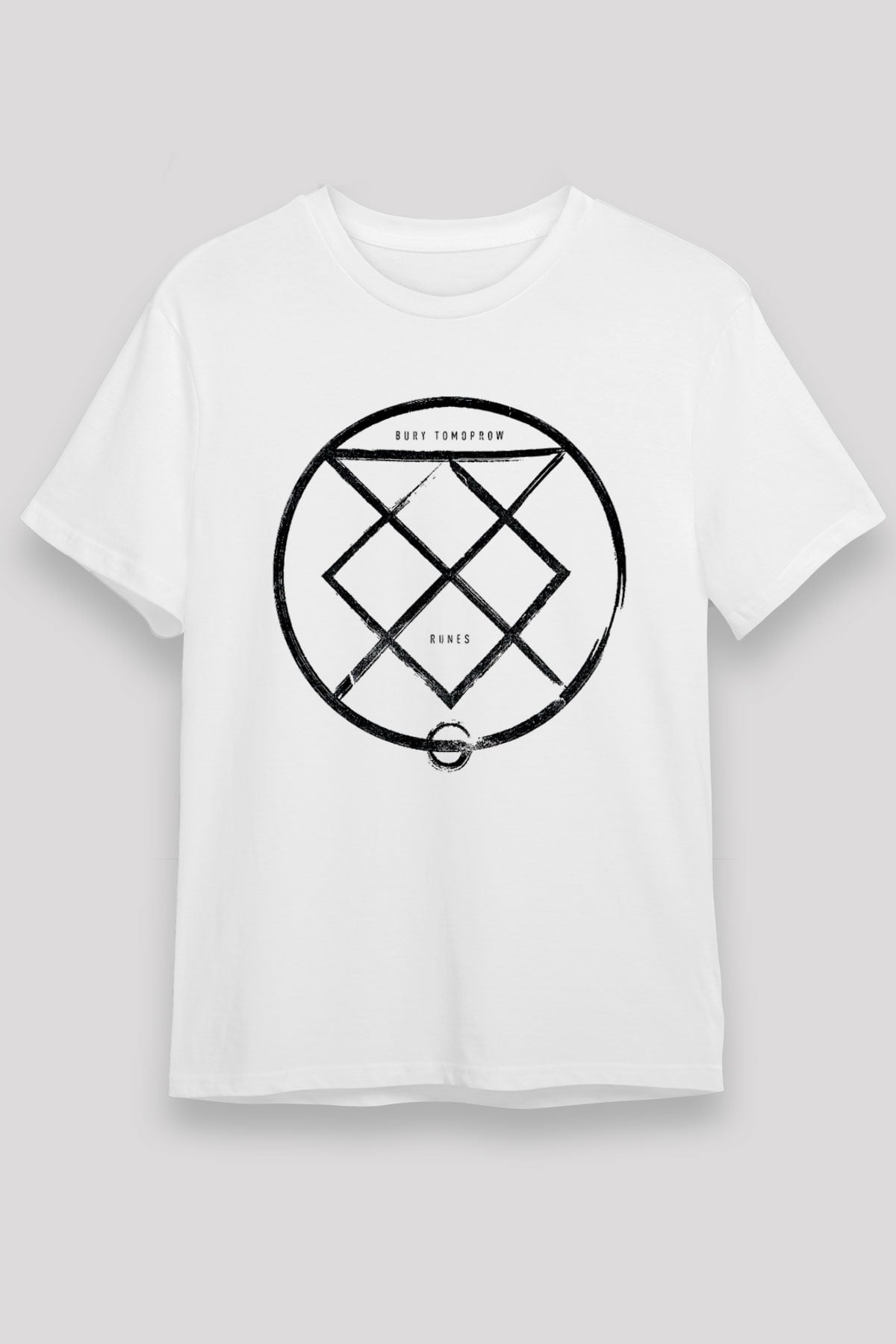 Bury Tomorrow Baskılı Unisex Beyaz Tişört - Tshirt