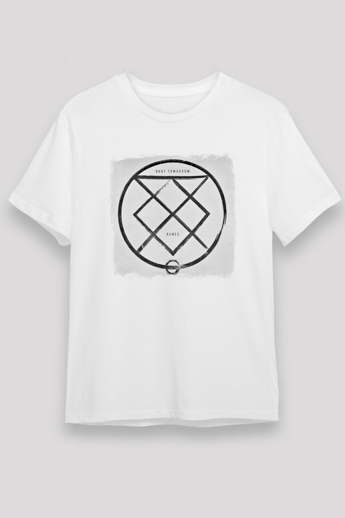 Bury Tomorrow Baskılı Unisex Beyaz Tişört