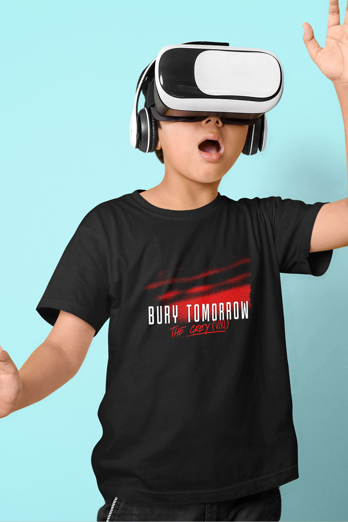 Bury Tomorrow Baskılı Unisex Siyah Çocuk Tişört - Tshirt