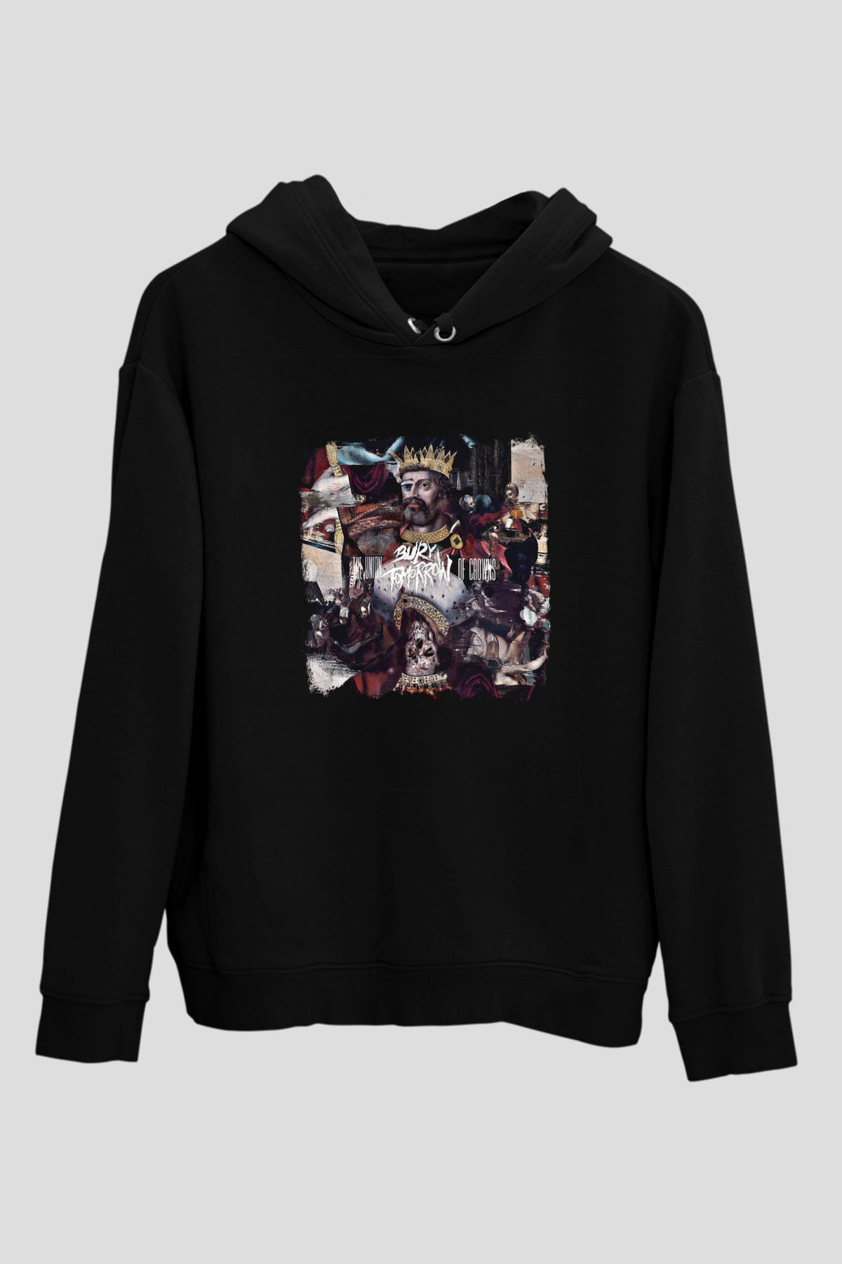 Bury Tomorrow Baskılı Unisex Siyah Hoodie