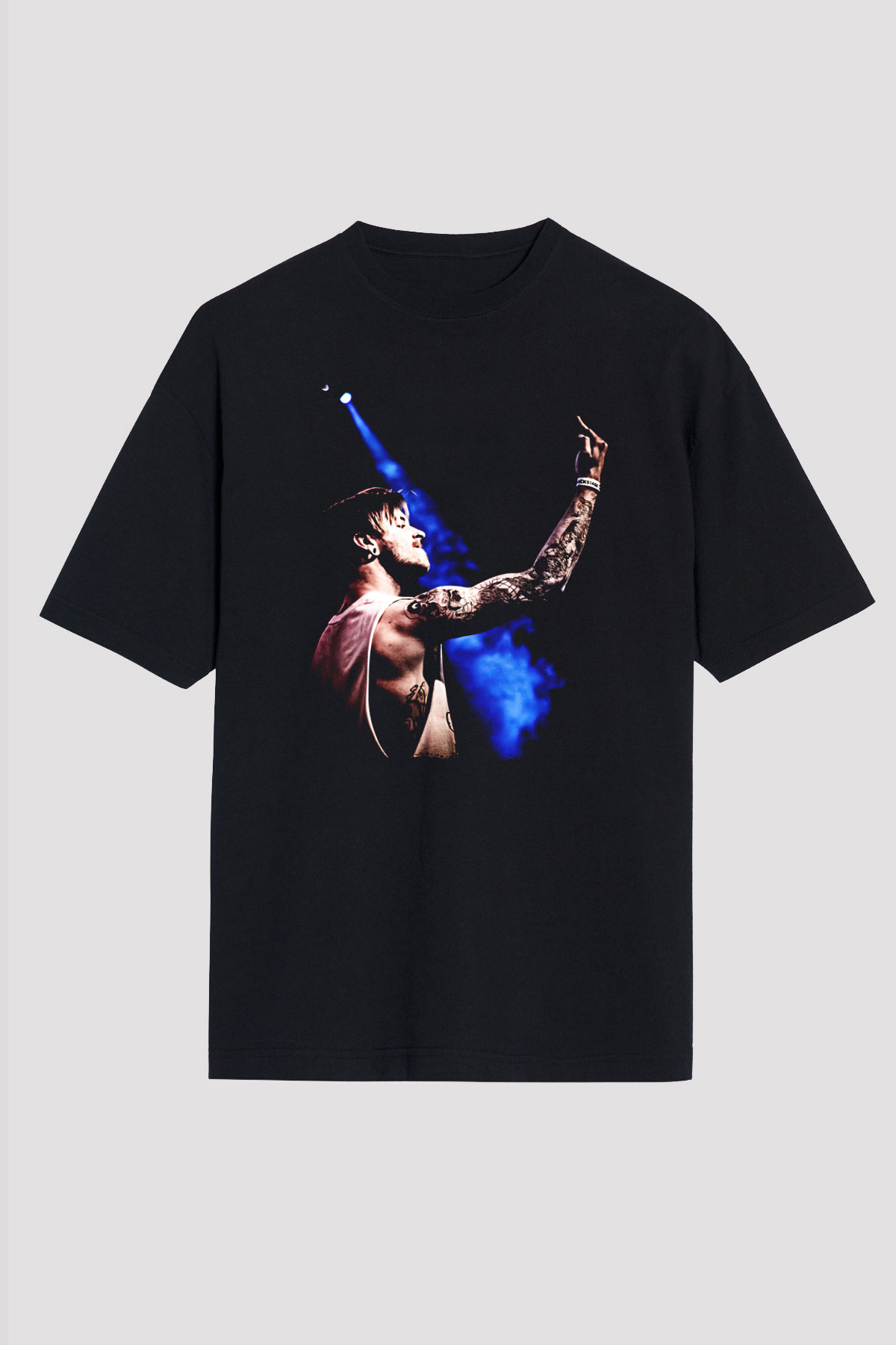 Bury Tomorrow Baskılı Unisex Siyah Oversize Tişört - Tshirt
