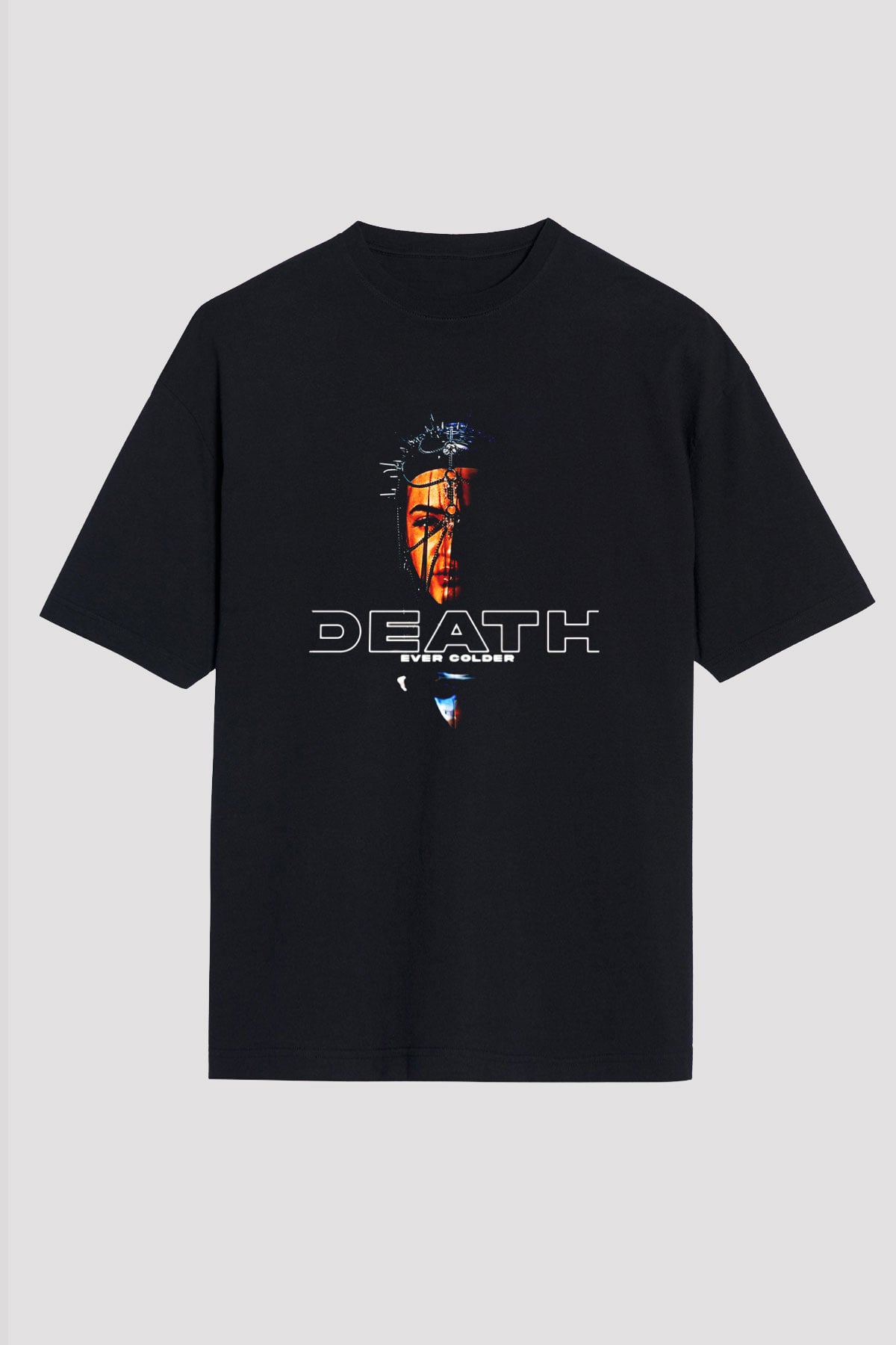 Bury Tomorrow Baskılı Unisex Siyah Oversize Tişört - Tshirt
