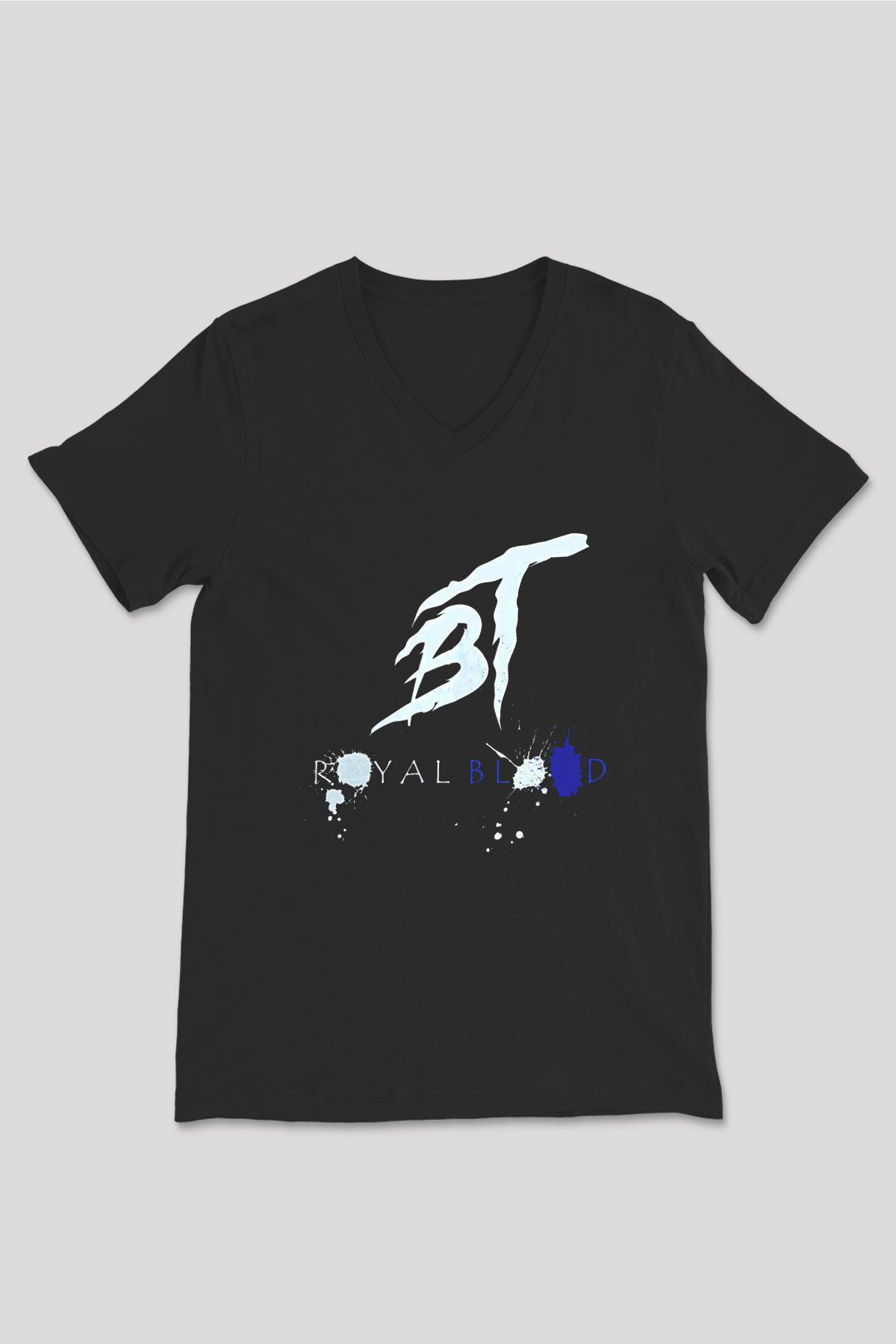 Bury Tomorrow Baskılı Unisex Siyah V Yaka Tişört - Tshirt