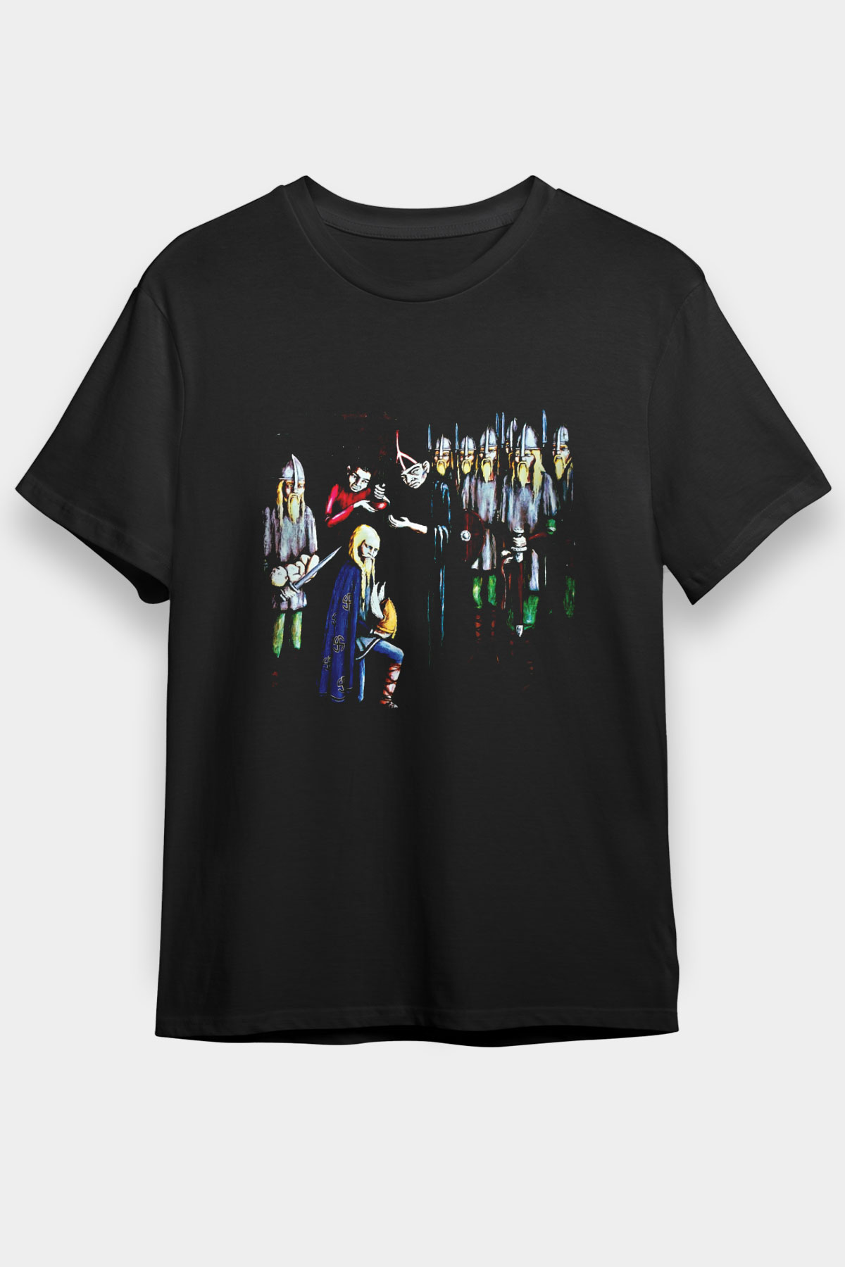 Burzum Baskılı Unisex Siyah Tişört