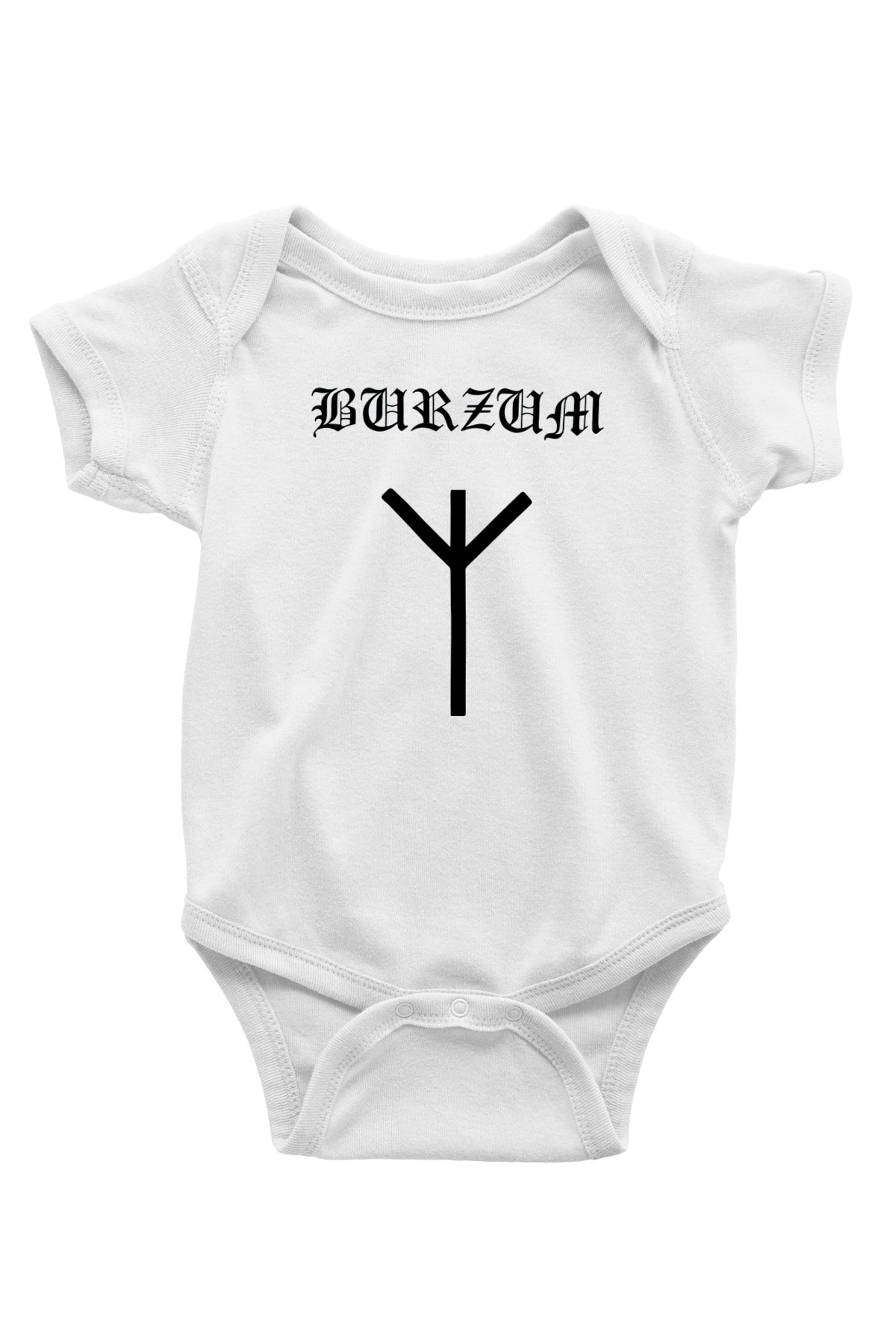 Burzum Beyaz Bebek Body - Zıbın