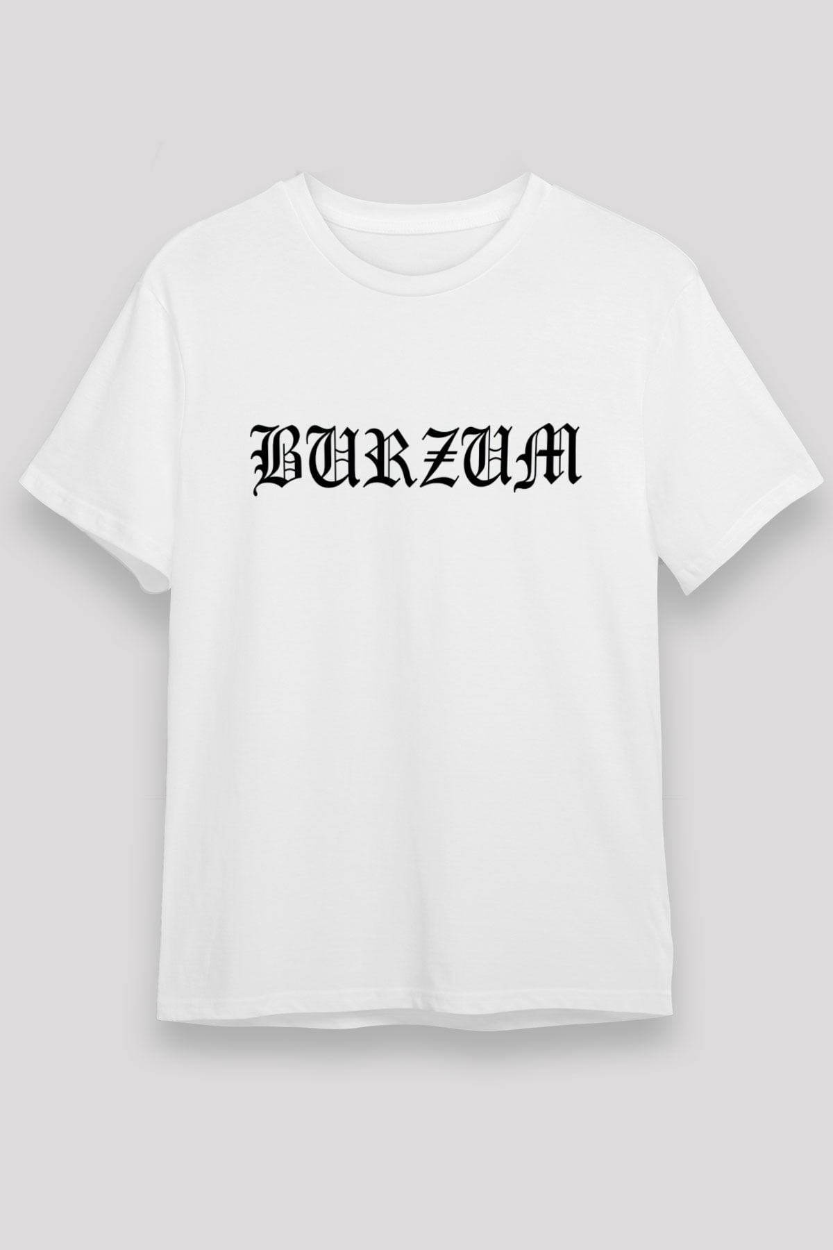 Burzum Beyaz Unisex Tişört T-Shirt - TişörtFabrikası