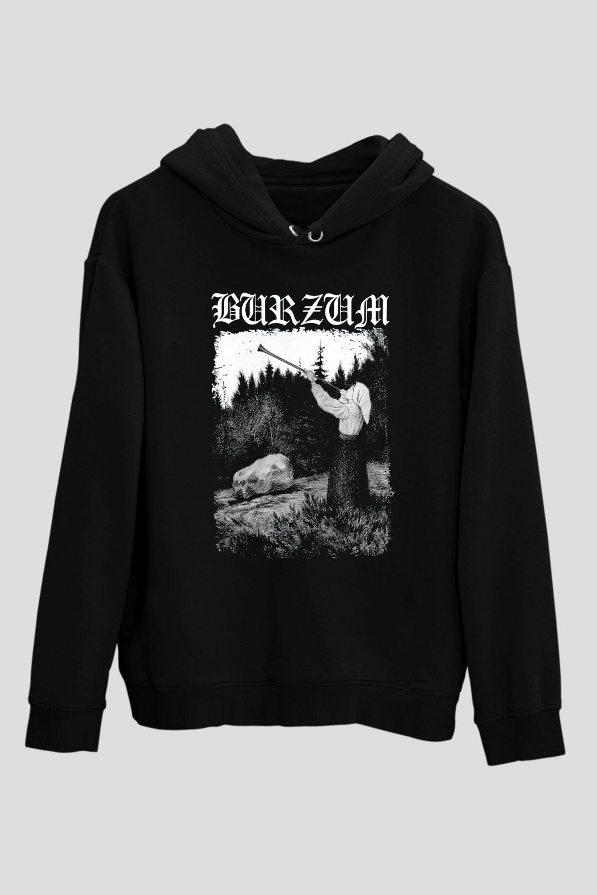 Burzum Siyah Unisex Hoodie