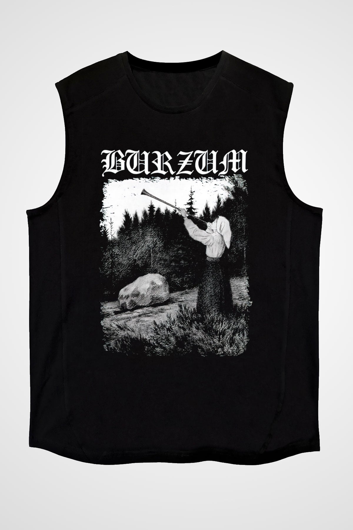 Burzum Siyah Unisex Kolsuz Tişört