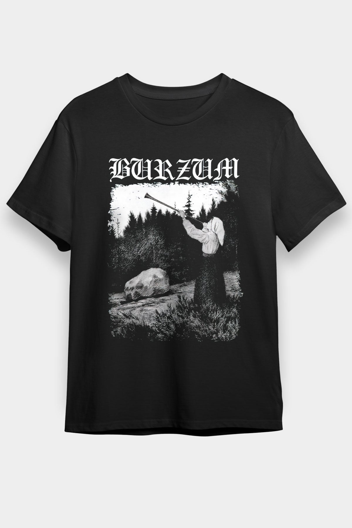 Burzum Siyah Unisex Tişört T-Shirt - TişörtFabrikası